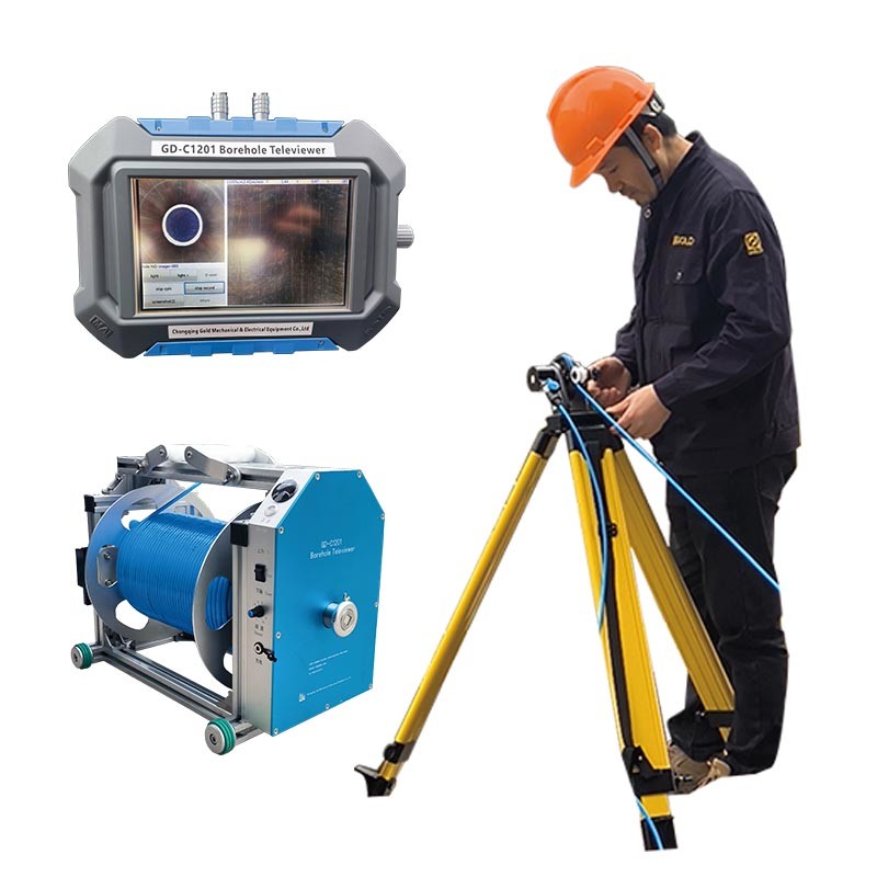 China 100M 200M Borehole Optical Televiewer Logging Camera Borehole Digital Scanner For Water Well Underground factory