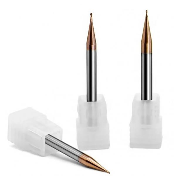 Quality Hrc60 Micro End Mills Two Flutes 0.1mm Ball Nose End Mills for sale