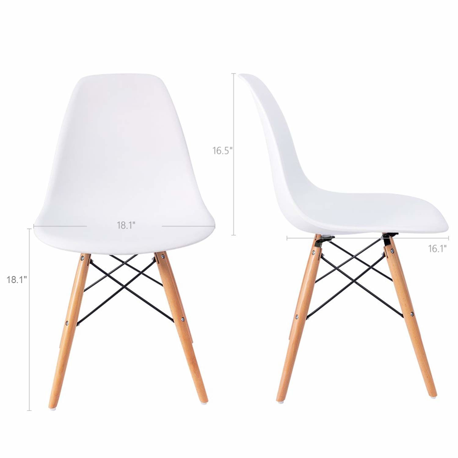 China Modern Style Nordic Dining Chairs Shell Lounge Plastic Chair For Kitchen Bedroom Living Room factory
