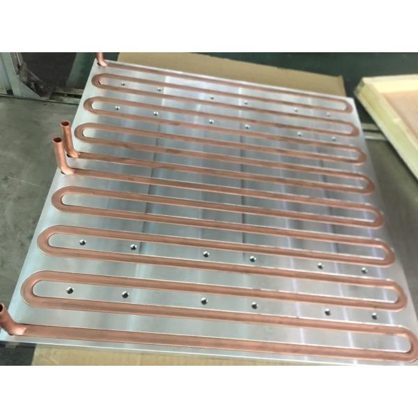 Quality 395*395*10 mm Aluminum Powder Coated Cold Plate 99.5% LF Solar Panel Water for sale