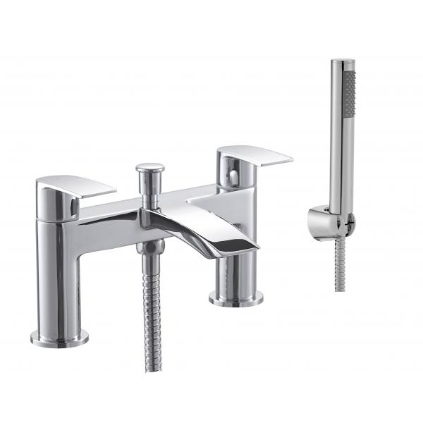 Quality Contemporary Dual Handle Bathroom Faucet Taps 3 Years Warranty for sale