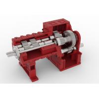Quality Plastic Extruder Variable Speed Gearbox / Axis Parallel Shaft Gearbox Twin Screw for sale