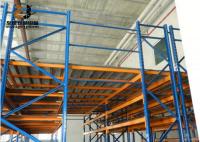 China Steel Q235 / Q345 Mezzanine Floor Racking With Large Load Capacity 500kg - 4000kg/Sqm factory