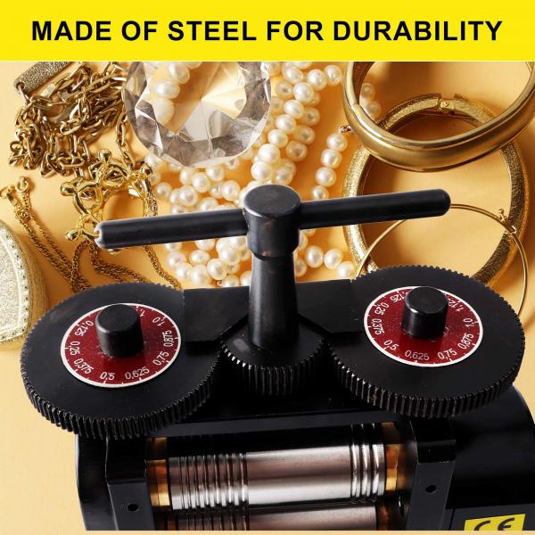Quality Small Jewelry Manual Rolling Mill Machine 110/130mm 110V-220V for sale