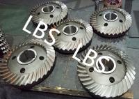 China High Pressure Double Helical Gear Electric Water Pump Gearbox Parts Big Spiral Bevel Steel Material factory