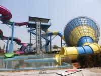 China Aqua park commercial water slide big fiberglass water slide factory