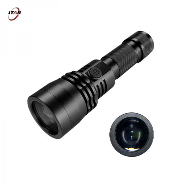 Quality Portable IP66 Outdoor Waterproof Flashlight 400 Lumen 1.5KM Shooting Distance for sale
