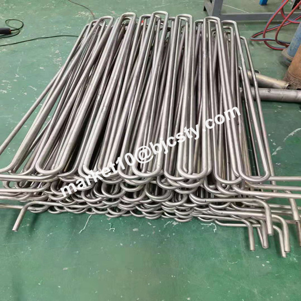 Quality Titanium Serpentine Heating Tube Coils For Electroplating Oil Removal Tank for sale