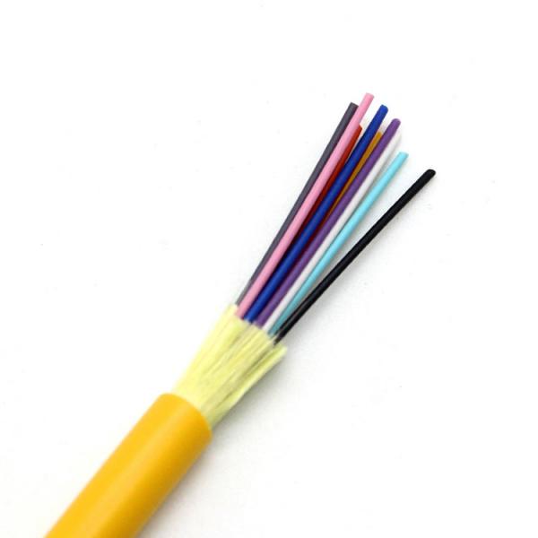 Quality LSZH Indoor Fiber Optic Cable 12 Core For Horizontal Distribution for sale