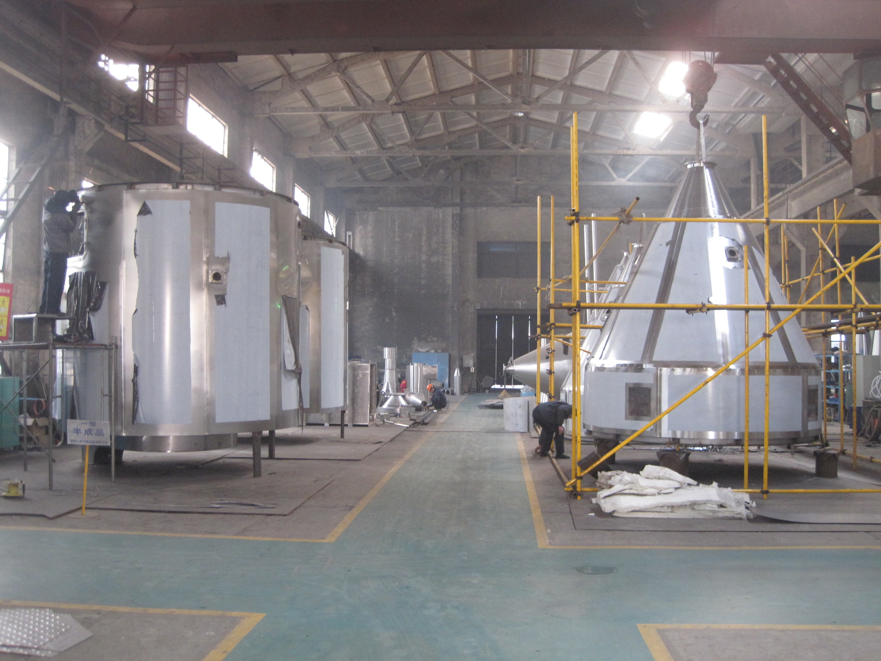 China Push Off Button Control High Speed Spray Dryer Machine For Skim Milk Powder Processing Plant factory
