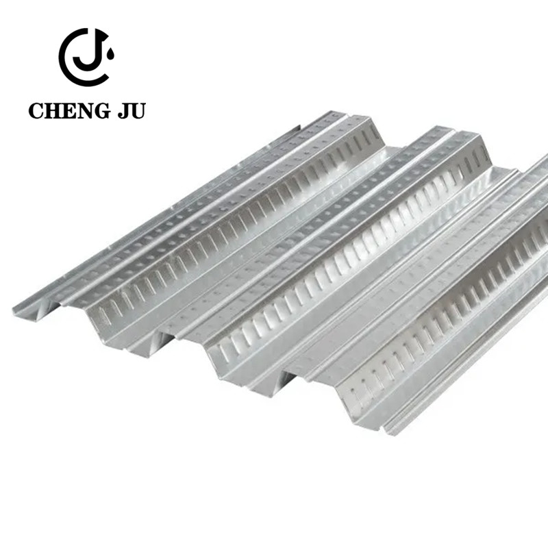 China Stainless Steel Metal Corrugated Corrugated Metal Floor Decking For Concrete Slab factory