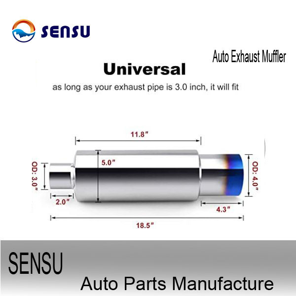 Quality Customzation Stainless Steel Exhaust Mufflers for sale