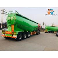 China best price tri axles bulk cement transport truck trailer 50ton powder cement tanker for sale factory