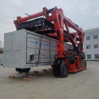 Quality 35T Port Straddle Carrier Price Automatic Spreader For Stacking Containers for sale