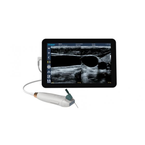 Quality PICC 12MHz Hand Held Wifi Ultrasound Scanner 128 Element Probe for sale