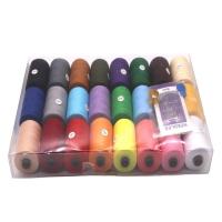 China 24 Colors a Box Crochet Thread Cotton Yarn 40S/2 Cotton Sewing Thread for Hand Sewing factory