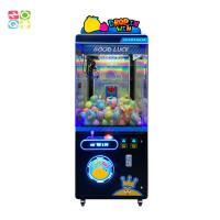 China Drop In Win Claw Crane Machine With Rotating Prize Hole Commercial Ball Catching Machine factory