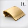 China Decorative Customized Size Brass Material Profiles Copper Alloy Extruding Profiles Extrusion 5 to 180mm Size Manufacture factory