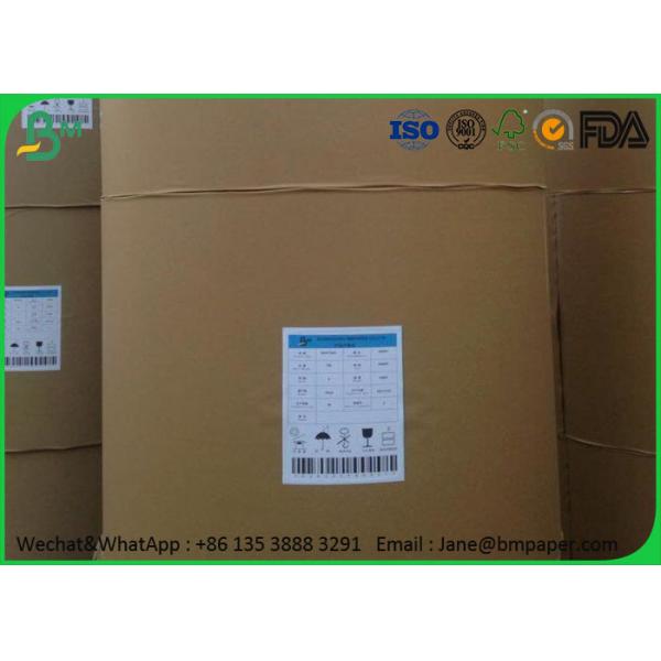 Quality Uncoated Printing Paper , 53 - 80Gsm 1000 Mm Jumbo Roll Paper For School Notebook for sale