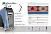 China CE FDA approved Korean imported light guiding arm picosecond laser tattoo removal cost factory