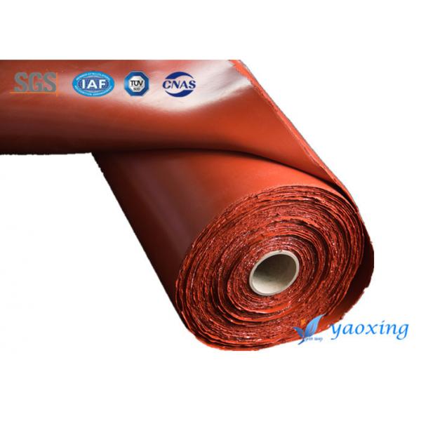 Quality Anti - Corrosion Silicone Coated Fiberglass Fabric With Good Aging Resistant for sale
