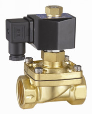 Quality 2 Inch Semi Direct Acting Brass Water Solenoid Valve Normally Open 24VDC for sale