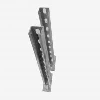 China ASME Variable Height Steel Plate Bracket PV Wall Mount Corner Brace Construction factory