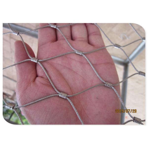 Quality AISI 316L X Tend Stainless Steel Cable Wire Mesh For Exhibition Protection for sale