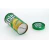 China Peel Off Foil Sealed Embossing Paper Composite Cans For Chips , Snack Foods factory