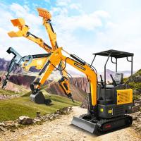 China ZHONGMEI Minibagger Crawler 1.2 Ton Mini excavadora Escavator Pelle Digger Mini Excavator factory