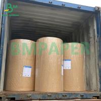 China 70gsm Carta Per Sacchi Di Cemento High expansible kraft paper brown cement sack factory