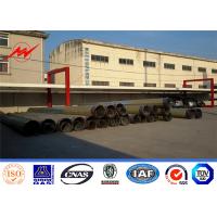 China 10m 12m 15m Tapered Power Telescopic Steel Pole Electrical Equipment Suppliers factory