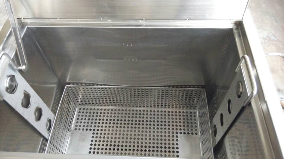 China Stainless Steel Kitchen Hood Filter Soak Tank With Lockable Castor Wheels factory