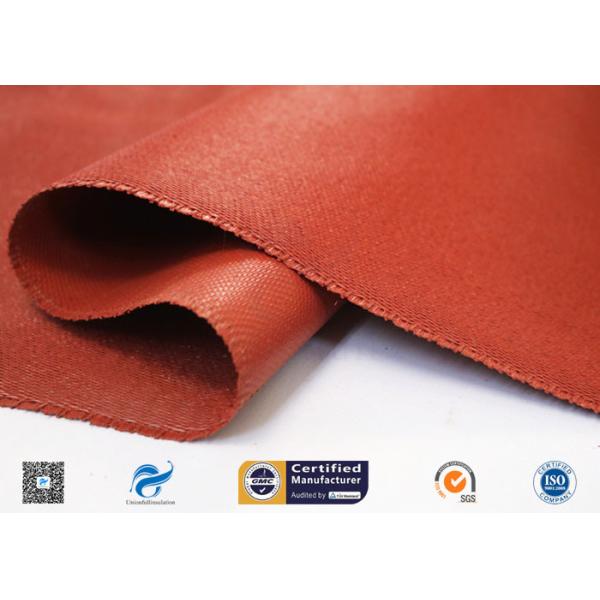 Quality Heat Resistance Fiberglass Fabric Roll / Silicone Coated Fiberglass Fire for sale