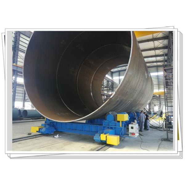 Quality Steel Wheel Conventional Pipe Welding Rotator 600t Column Monopile Traveling Turning Roll for sale