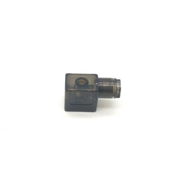 Quality High Precision Din Connectors For Solenoid Valves Light Green Color Plug Lead for sale