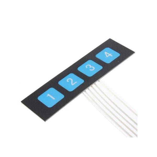 Quality Lightweight Flexible Membrane Switch Keypad Thin Film With 3M467 / 3M468 for sale