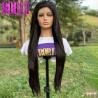 China 100% Virgin Brazilian Straight Wave 12a Human Hair Lace Frontal Wigs factory