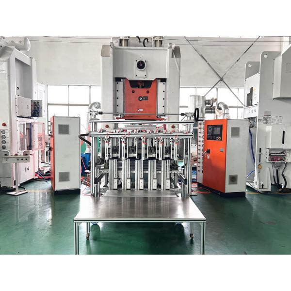 Quality 12000 Pcs / Hour Aluminium Foil Pan Making Machine For Disposable Food Containers for sale