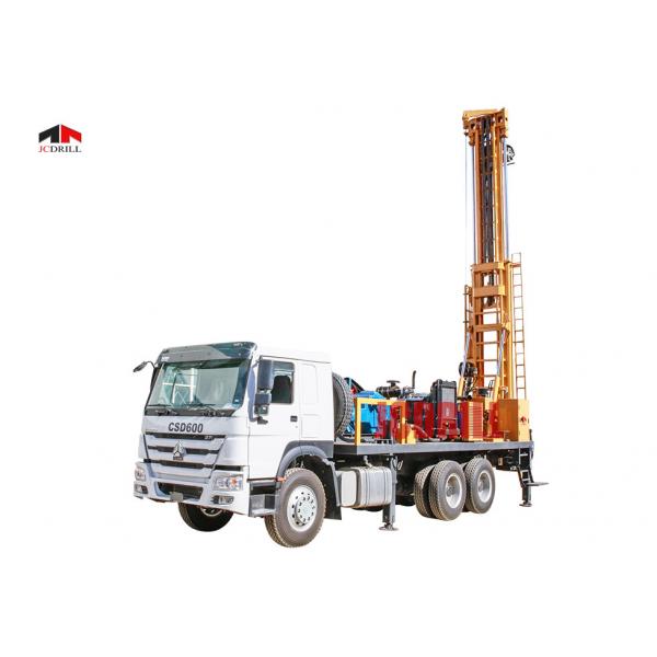 Quality 6 X 4 Truck Mounted Water Well Drilling Rig 600m Borehole Drilling Rig for sale