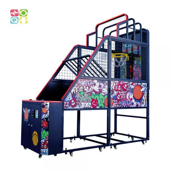 Quality Customized Basketball Hoop Arcade Machine Foldable With 55 Inch Video for sale