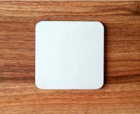 China Wholesale 10*10cm Square Blank MDF coaster with white top for DIY printing artwork factory