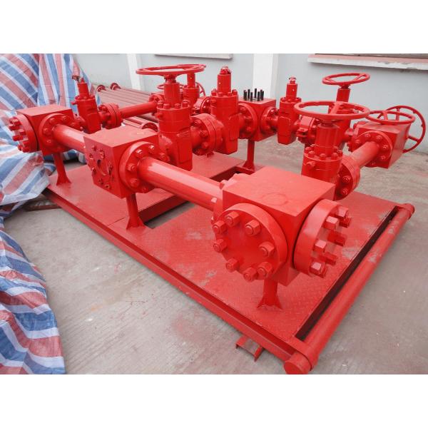 Quality Oil Wellhead Manifold / High Pressure Hydraulic Manifold 3 1/8" X 5000psi for sale