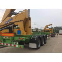 China High Power Truck Mounted Jib Crane / Mounted Crane Truck 37 Tons Lifting Capacity for sale