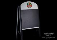 China A-Frame Custom Double-Sided Sidewalk Sandwich Board Advertising Chalkboard factory