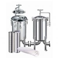 China Food Industry Hygienic Stainless Steel Duplex Filter Housing For Water Beverage Juice factory