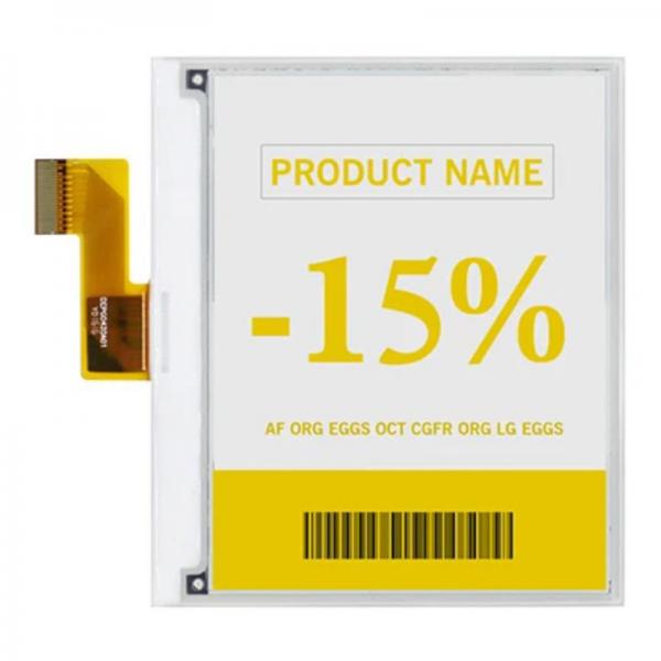 Quality 400x300 dots 4.2 Inch Static 3 colors E-Ink Screen E-Paper Label Ultra-Low Power E-Paper for sale