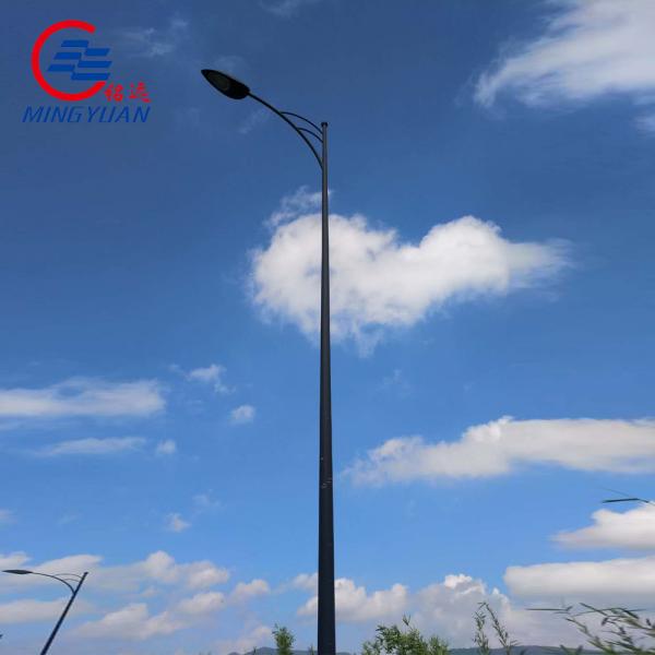 Quality 3m 4m Steel Street Light Pole , Galvanized Octagonal Steel Pole for sale