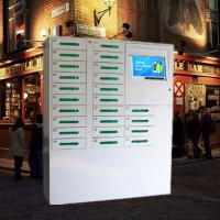 China 24 Door Big Screen Mobile Phone Charging Kiosk For Russia Accept Ruble Coins And Papermoney factory
