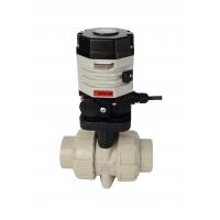 China Compact Electric Actuated PP-H Ball Valve Double Trunnion for sale
